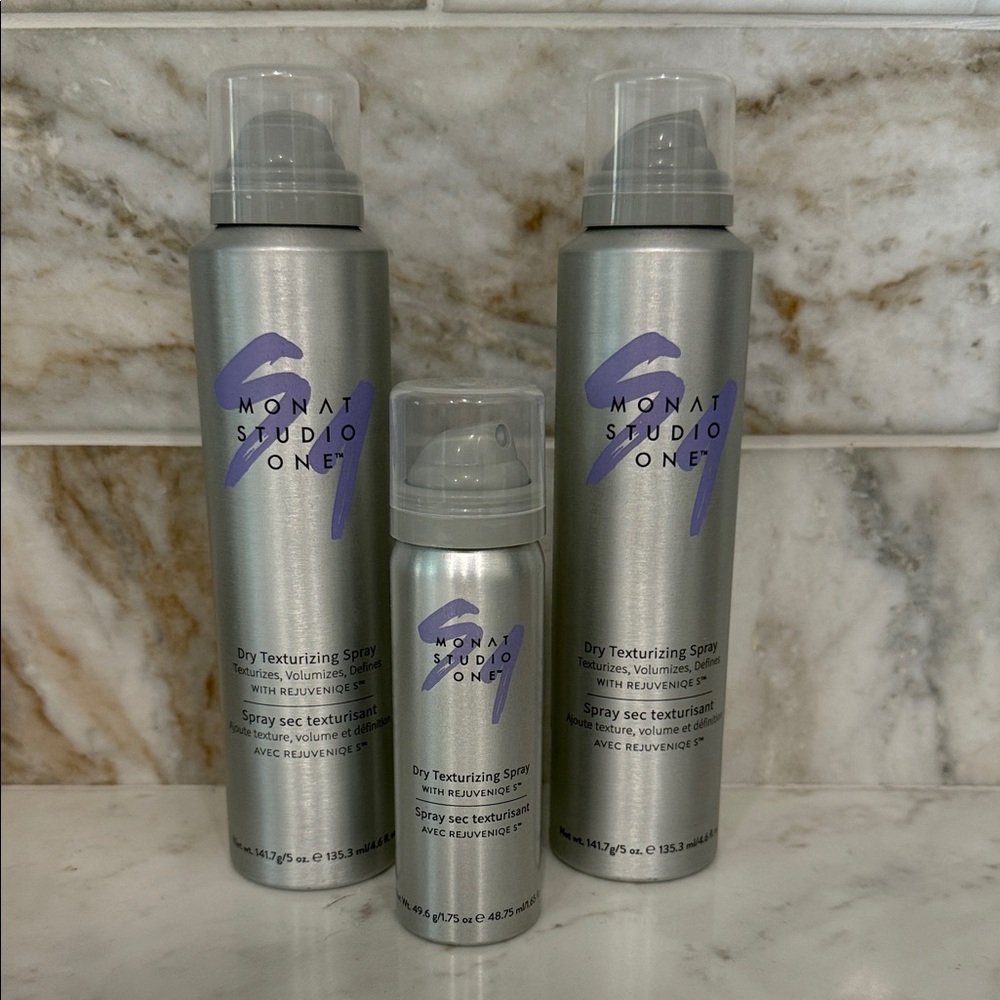 NEW Monat Studio One Dry Texturizing Spray set of 3
